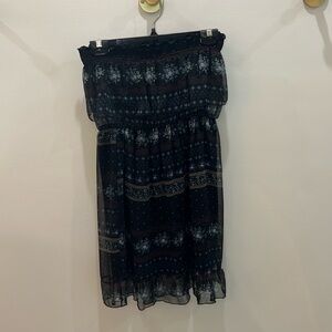 A is for Audrey strapless dress, size L